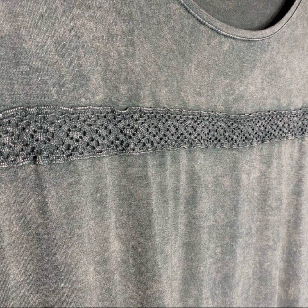 Dantelle Rusted Green Tee Dress Size 1X - Picture 4 of 6